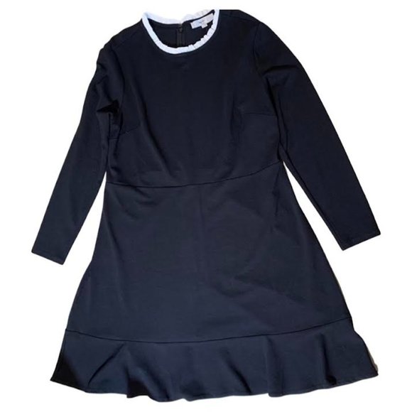 LOFT Ruffle Flare Dress (16) - Picture 6 of 6